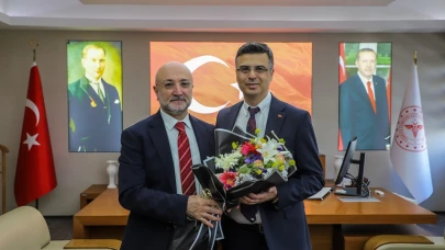 Başkan Şahin’den Müdür Korkmaz’a Veda Ziyareti