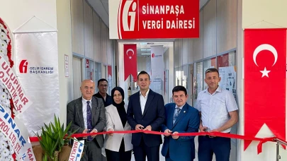 Sinanpaşa Vergi Dairesi Yeni Hizmet Binası Açıldı