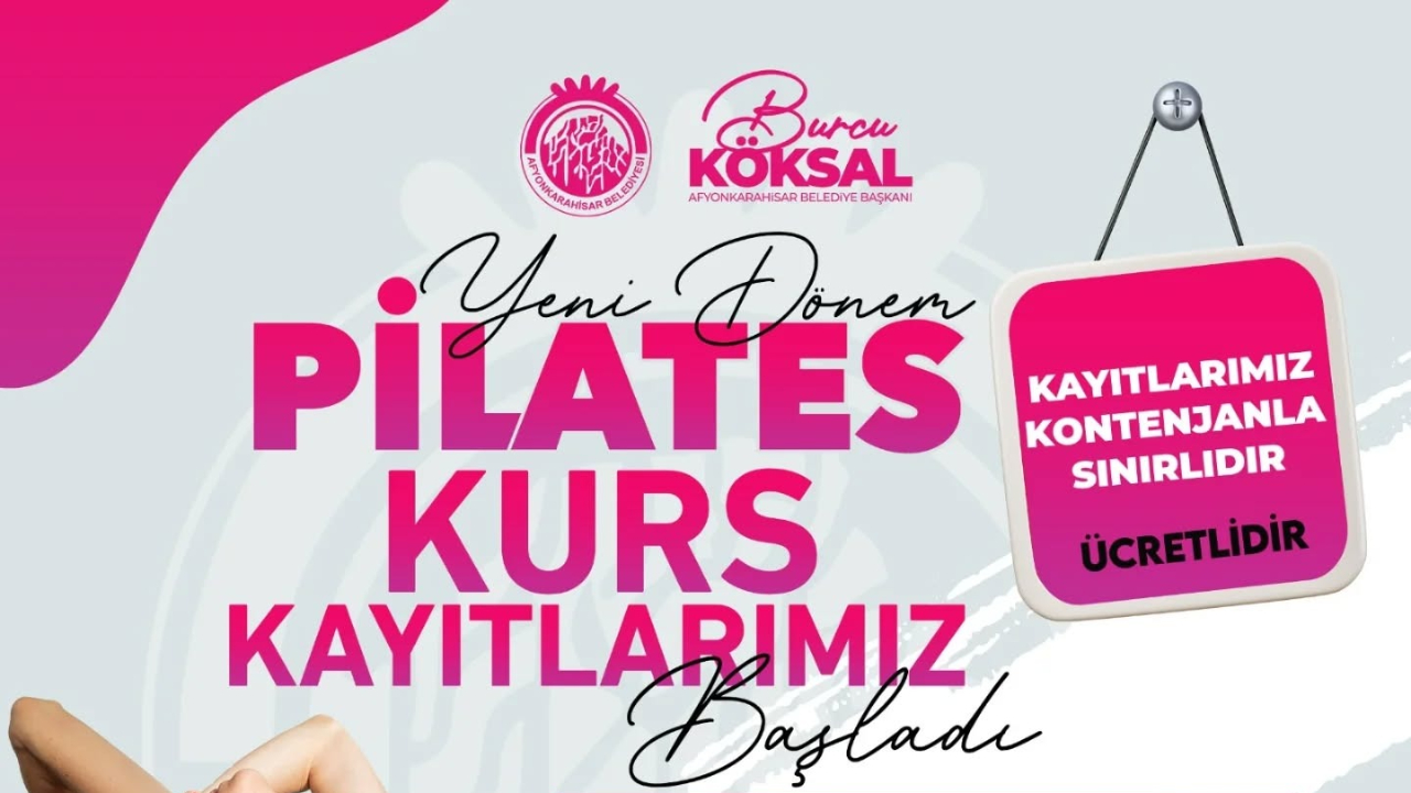 Afyonkarahisar Belediyesi’nden Yeni Dönem Pilates Kursu
