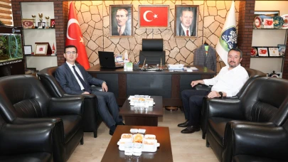 Müdür Karayel’den Başkan Öztaş’a Ziyaret
