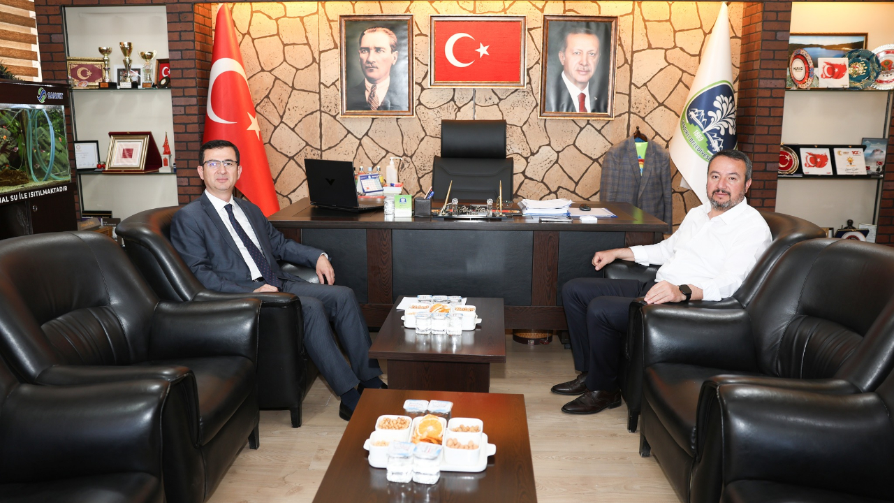 Müdür Karayel’den Başkan Öztaş’a Ziyaret