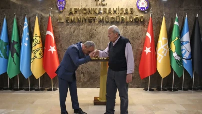 Şehit Babasından Müdür Erol’a Anlamlı Ziyaret