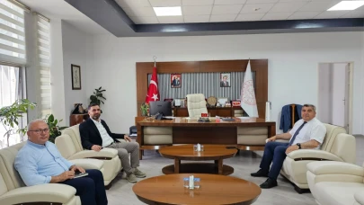 Müdür Aslan’dan Müdür Sünnetci’ye Ziyaret
