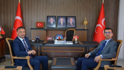 Müdür Karayol’dan MHP İl Başkanı Kahveci’ye Ziyaret