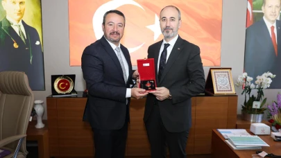 Başkan Öztaş'tan İl Sağlık Müdürü Öztürk'e "Hayırlı Olsun" Ziyareti