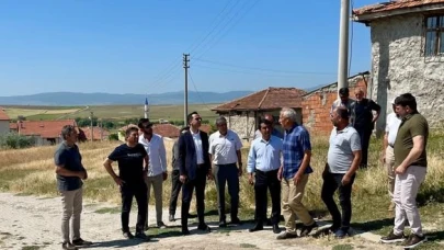 Kaymakam Aslan Köylerdeki Yatırım Alanlarını İnceledi