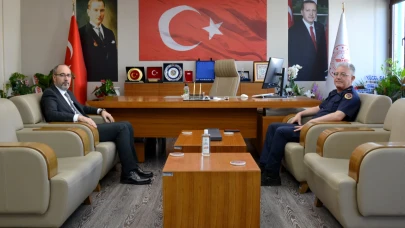 Komutan Yağan’dan Müdür Öztürk’e Hayırlı Olsun Ziyareti