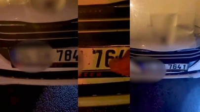 Afyon Yolunda Plaka Hilesi Ortaya Çıktı