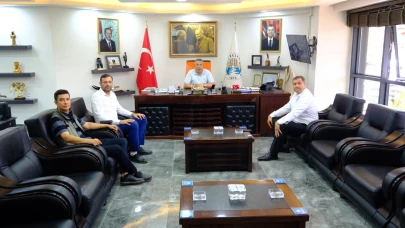 TMO Yetkilileri Başkan Topçuyu Ziyaret Etti