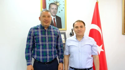 Kaymakam Duru'dan Başkan Topçu'ya Veda Ziyareti