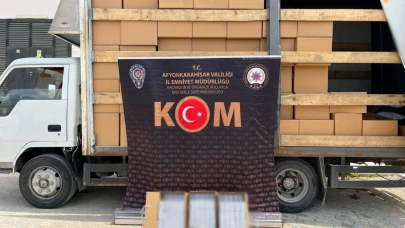 Afyon’da 2 Milyon 820 Bin Boş Makaron Ele Geçirildi