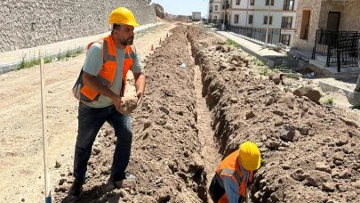 Gökçe Toki’de Doğalgaz Çalışmaları Başladı