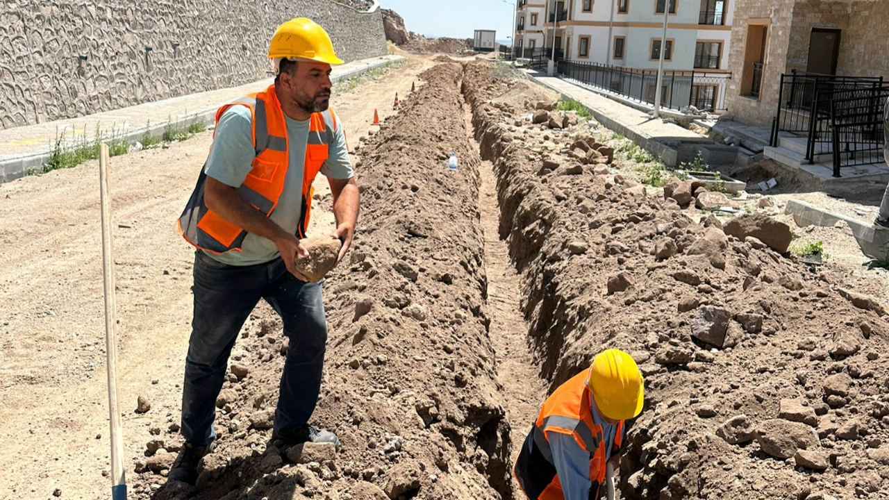 Gökçe Toki’de Doğalgaz Çalışmaları Başladı