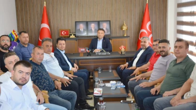 MHP İl Başkanı Kahveci’ye HAK-İŞ’ten Ziyaret