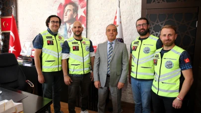 272 PMS Motosiklet Derneği'nden Emniyet Müdürü Erol’a Ziyaret