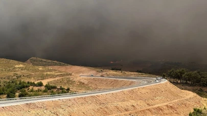 Orman Yangını çıktı: İki Mahalle Tahliye Edildi, Yol Ulaşıma Kapatıldı