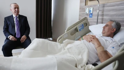 Cumhurbaşkanı Erdoğan’dan Hasan Basri Yalçın’a “Geçmiş Olsun” Ziyareti