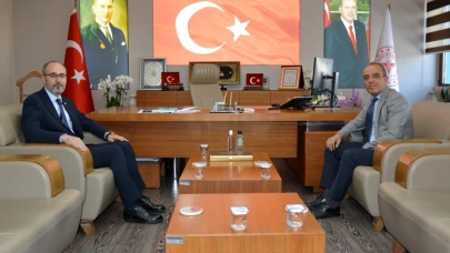 Emniyet Müdürü Erol’dan Sağlık Müdürü Öztürk’e Ziyaret