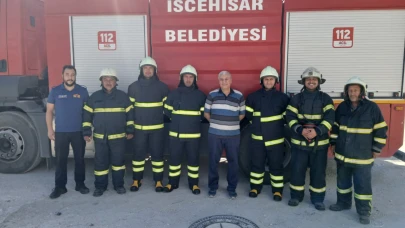İscehisar Belediyesi İtfaiye Personeline Hizmet İçi Eğitim Verildi