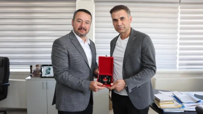 Başkan Öztaş’tan Aksa Doğalgaz Müdürü Tuncay Gezer’e Ziyaret