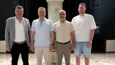 Başkan İşlek Frankfurt Başkanı Kıdık’ı Ağırladı