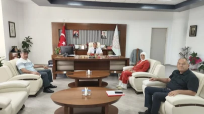Muhtarlardan Müdür Miraç Sünnetci’ye Ziyaret