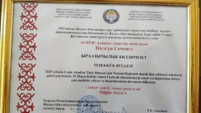 Kültür Ve Sanat Elçisi Nilgün Seçen’e Uluslararası Onur