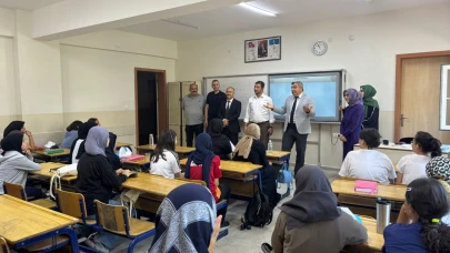 Müdür Sünnetci'den Yaz Kurslarına Ziyaret