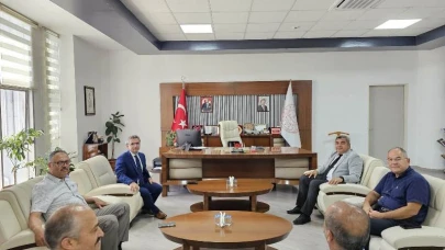 Karabacak’tan İl Milli Eğitim Müdürlüğü’ne Veda Ziyareti