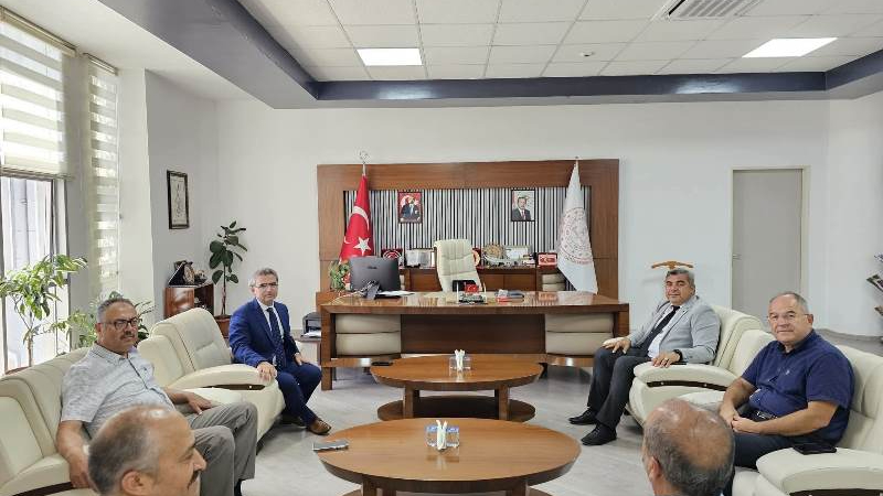 Karabacak’tan İl Milli Eğitim Müdürlüğü’ne Veda Ziyareti