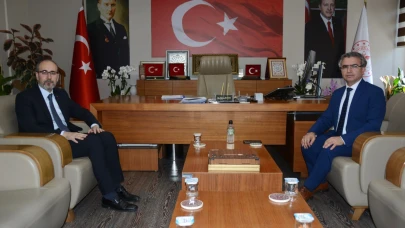 Yargıtay Cumhuriyet Savcılığı’na Atanan Karabacak’tan Müdür Öztürk’e Veda Ziyareti