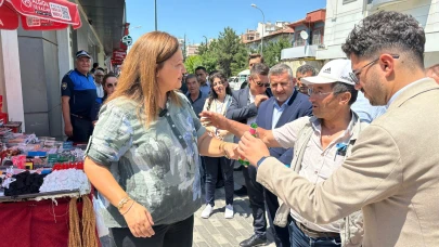 Başkan Köksal Tuz Pazarı'nda Esnafıyla Bir Araya Geldi