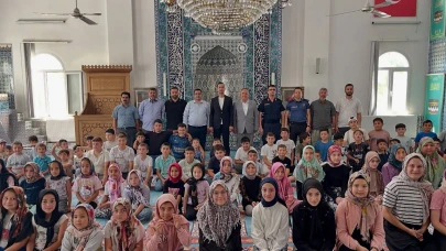 Kaymakam Aslan, Yaz Kur’an Kursu Öğrencileriyle Buluştu