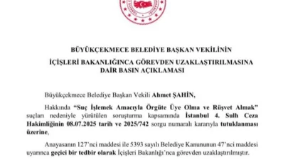 Adana ve Büyükçekmece’de Başkanlara Görevden Uzaklaştırma