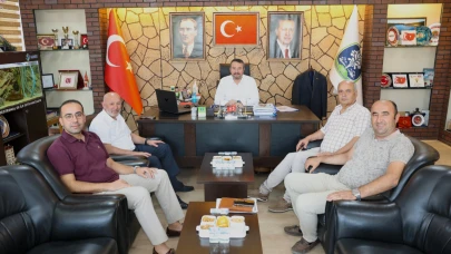 Başkan Siper ve Şahin’den Başkan Öztaş’a Ziyaret