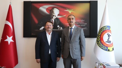 SGK İl Müdürü Samet Fidan'dan Çelikten’e Veda Ziyareti