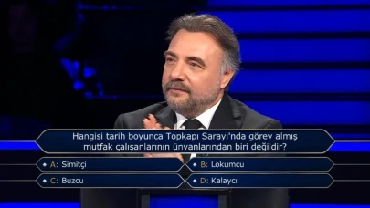 Hangisi tarih boyunca Topkapı Sarayı'nda görev almış mutfak çalışanlarının unvanlarından biri değildir?