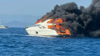 Bodrum’da Yanan Lüks Tekne Mıstaçoğlu Ailesine Ait Çıktı