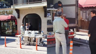 Başkan Aynacı Tekstil Fabrikasında İncelemelerde Bulundu