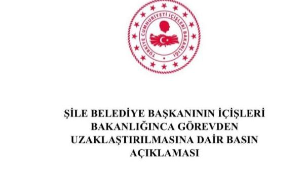Şile Belediye Başkanı Özgür Kabadayı Görevden Uzaklaştırıldı
