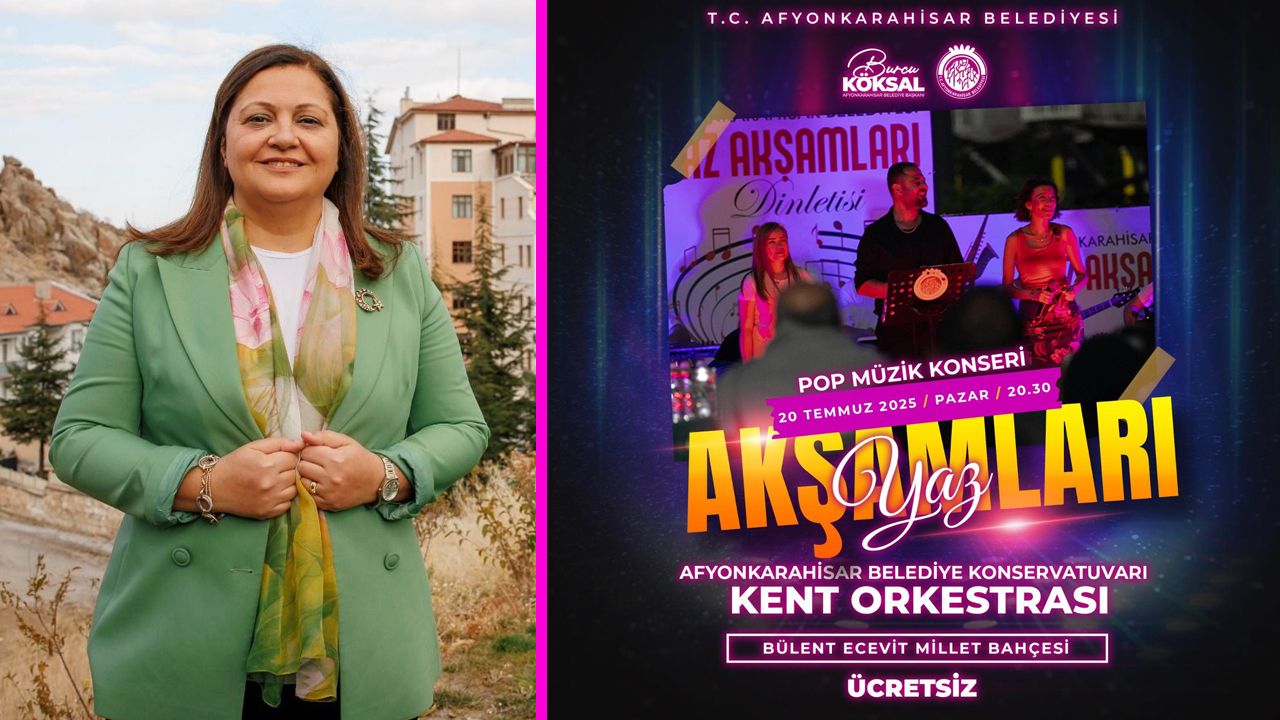 Afyonkarahisar’da “Yaz Akşamları” Konserleri Başlıyor