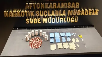 Afyon’da Sentetik Ecza Ve Uyuşturucu Emdirilmiş Peçete Ele Geçirildi