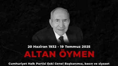Başkan Köksal'dan Altan Öymen İçin Duygusal Veda: "Onurlu Yaşamını Unutmayacağız"
