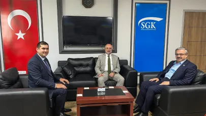 AK Parti Heyetinden Müdür Çelikbaş’a Hayırlı Olsun Ziyareti