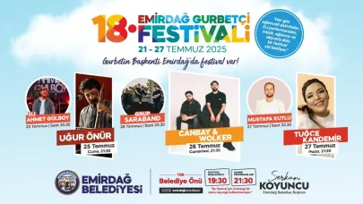 18. Emirdağ Gurbetçi Festivali Başladı