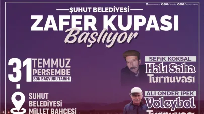 Şuhut’ta Zafer Kupası Heyecanı Yeniden Başlıyor