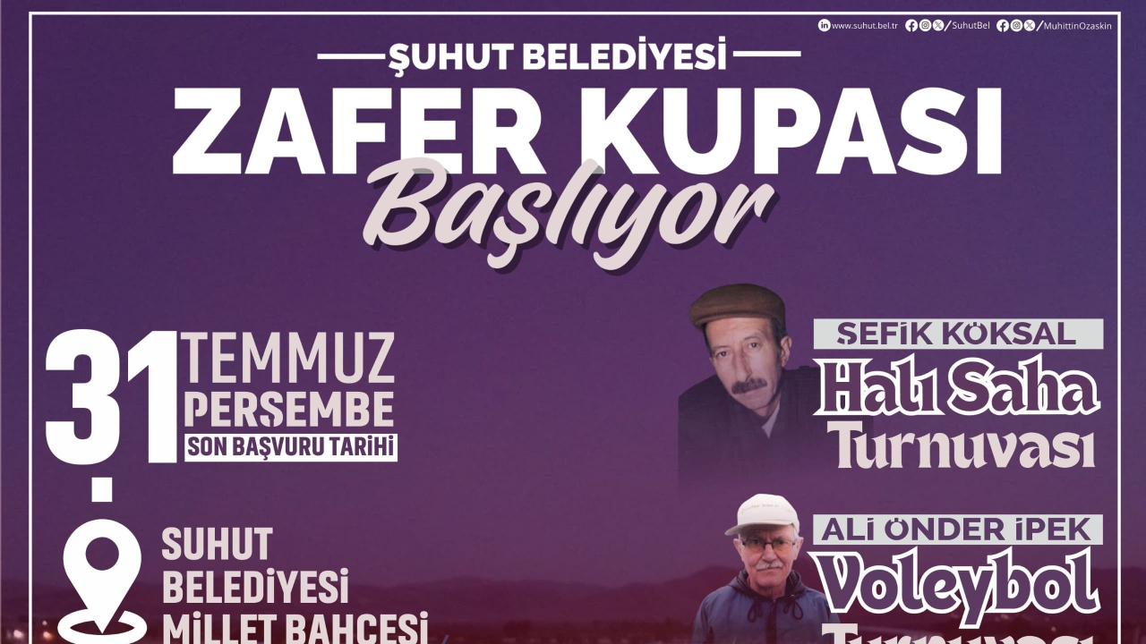 Şuhut’ta Zafer Kupası Heyecanı Yeniden Başlıyor