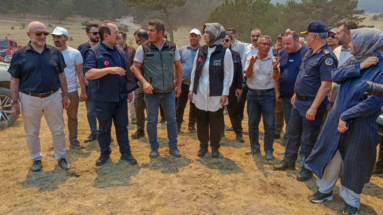 Vali Yiğitbaşı, Yangın Bölgesinde İncelemelerde Bulundu