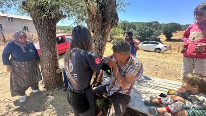 Yangın Bölgesinde Sağlık Tedbirleri Sürdürülüyor