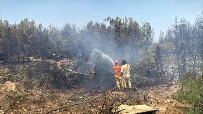 Antalya’da Yangınla Mücadele Sürüyor